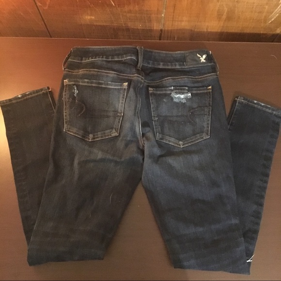 AEO DENIM X4 JEGGING NWOT size 4 skinny - Picture 7 of 8